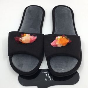 NWT Inc International Concepts Tassel Slippers Sz XL US 11-12